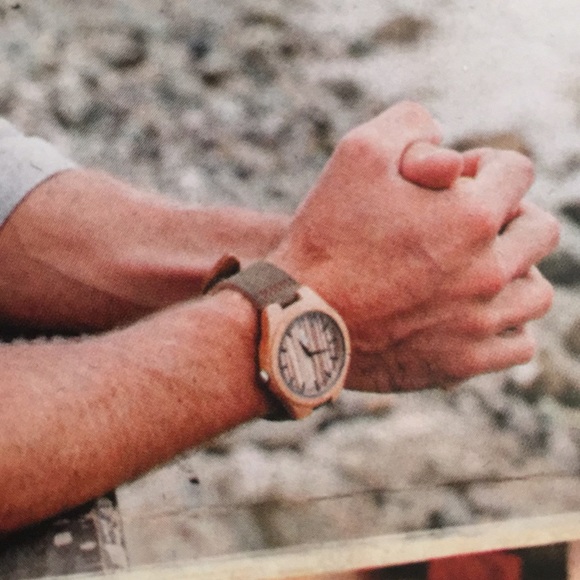Tree hut mens watch. Brand new. Never worn. Walnut main image 6
